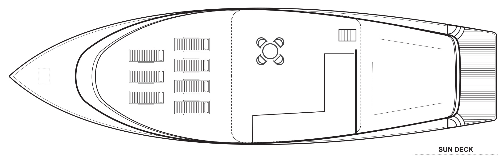 Deck Plan — Sun Deck
