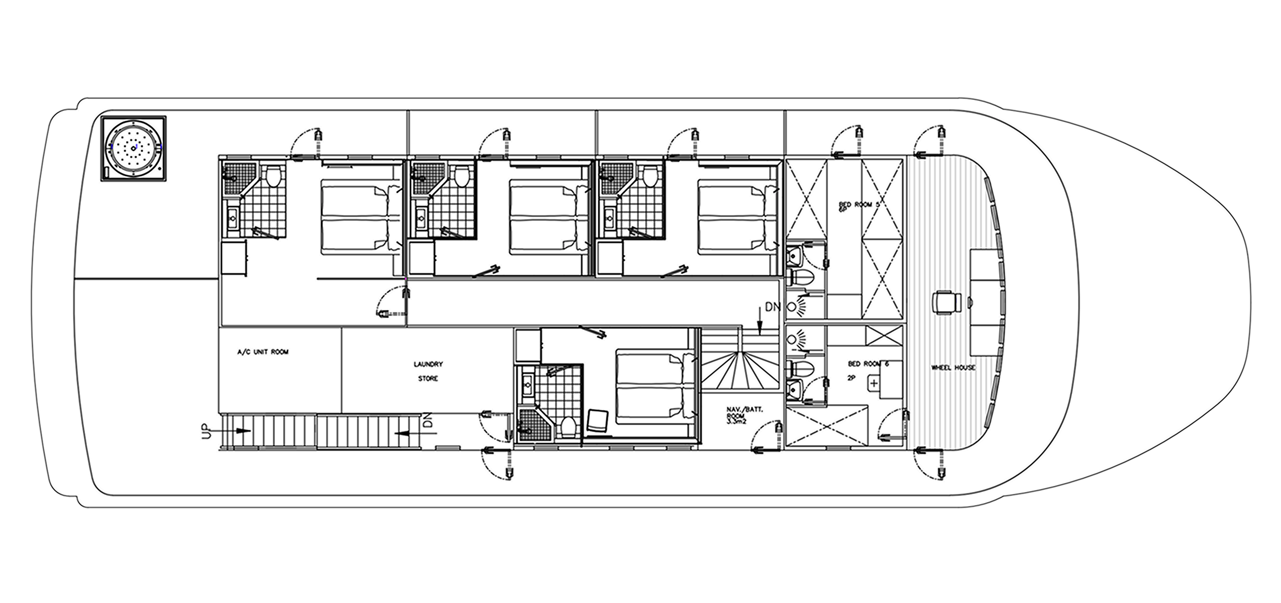 Upper Deck Plan