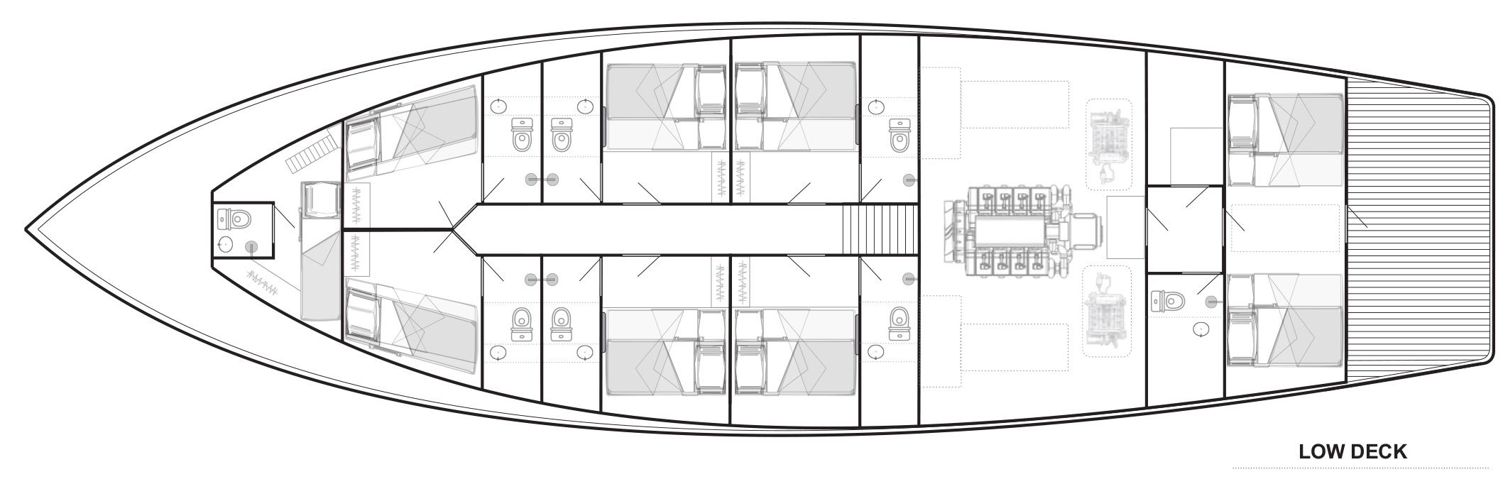 Deck Plan — Lower Deck