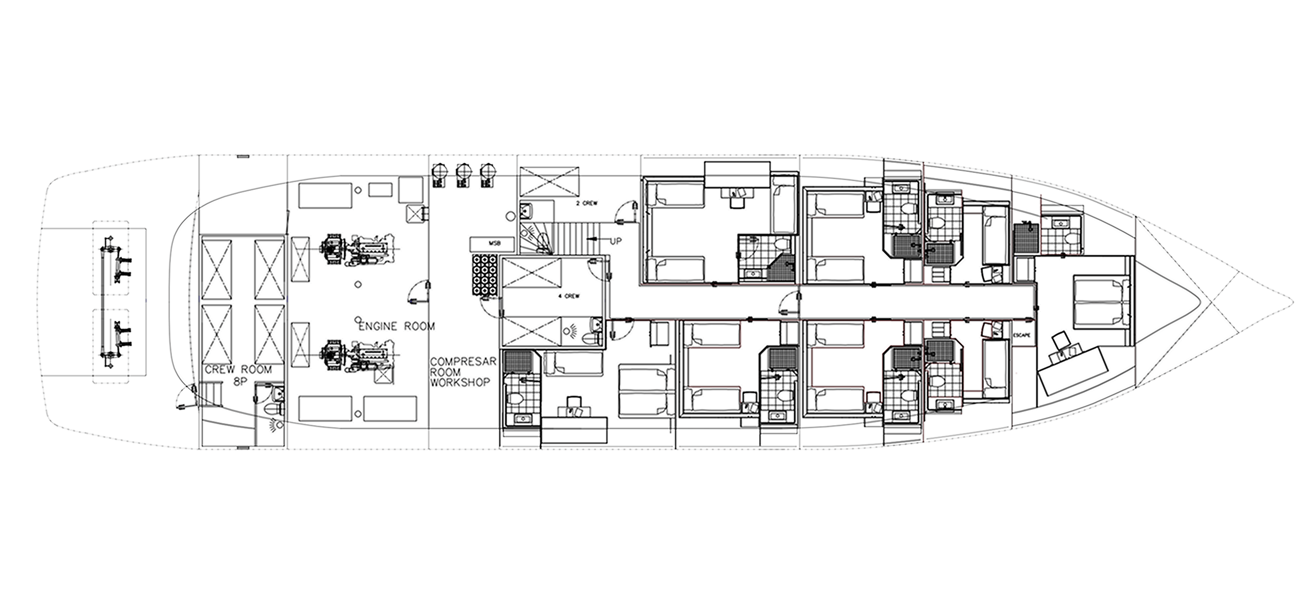 Lower Deck Plan