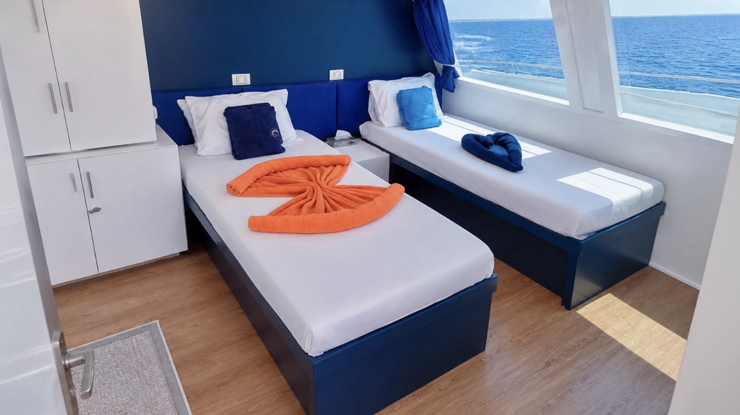 Deluxe Cabin (Twin Beds, Upper Deck)
