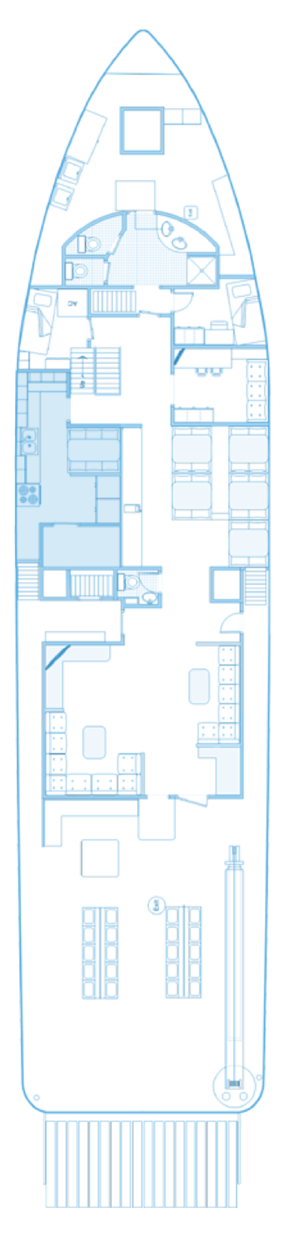 Deck plan - main deck